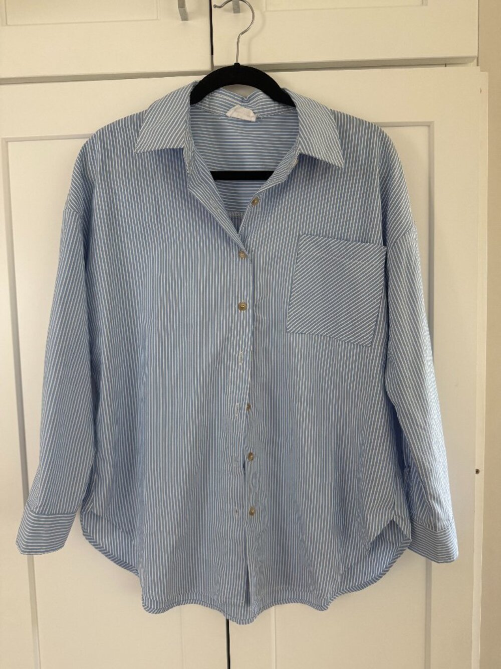 Bobbles & Lace - Striped Button Down (S)